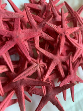 Load image into Gallery viewer, Red Tiny Starfish-1-1.5&quot; - Starfish - Craft Supplies - Beach Decor - Beach Decor - Small Starfish - Star fish - FREE SHIPPING!
