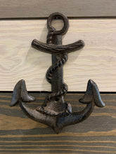 Load image into Gallery viewer, Cast Iron Wall Anchor - Home Decor - Beach Decor - Coastal - Nautical - Castiron - Cast Iron - Beach House - Gift - Gifts - DIY - Crafts
