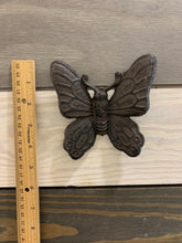 Load image into Gallery viewer, Cast Iron Butterfly - Nautical Decor - Wedding Gift - Gift - Mermaid Gift - Beach Nautical Decor - Vintage - Wall Decor - Crafts - Diy

