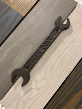 Load image into Gallery viewer, Cast Iron Man Cave Wrench - Man Cave Decor - Gift - Dad Sign - Decor Man Cave - Vintage Cast Iron - Barware - Man Cave - Dad Gift
