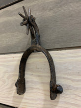 Load image into Gallery viewer, Cast Iron Spur - Man Cave Decor - Gift - Man Gift - Decor Man Cave - Vintage - Barware - Western Decor - Gift for Him - Mancave - Cowboy
