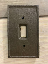 Load image into Gallery viewer, Cast Iron Cover,Shabby Chic, Vintage Style Cast Iron, Metal Single Switch Plate, Light Switch plates, Switch plate Cover, Light Switch Cover
