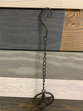 Load image into Gallery viewer, Cast Iron Bell, Western Flair, Dinner bell, Outdoor Wind Chime, Front Door Bell, Wall Hanging Bell, Garden Deco, Vintage, Wall Mounted Bell
