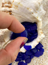 Load image into Gallery viewer, Small Cobalt Blue Sea Glass-Frosty Seaglass Tumbled Beach Glass-Bulk 5-100 Pieces-Seaglass-Tide Tumbled Glass
