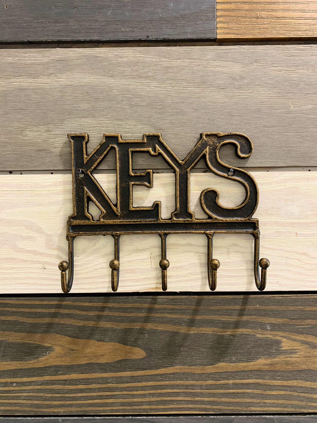 Keys Wall Decor With Hooks, Wall Decor, Key Metal Wall Hook, Vintage Wall Hanging Hook, Cast Iron Keys Hook, Keys Wall Decor With 4 Hooks