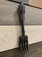 Load image into Gallery viewer, Cast Iron Fork, Kitchen Wall Decor, Great For Any Kitchen, Over-sized Fork, Farmhouse Wall Decor, Farm House Kitchen Art, Vintage Cast Iron
