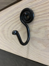 Load image into Gallery viewer, Curled Metal Wall Hook, Towel Hook, Bedroom Wall Hanger, Coatroom Organizer, Outdoor Space Saver, Storage System, Wall Hanging, DIY, Crafts
